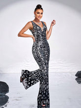 Missord Women's Shiny Sequin Jumpsuit